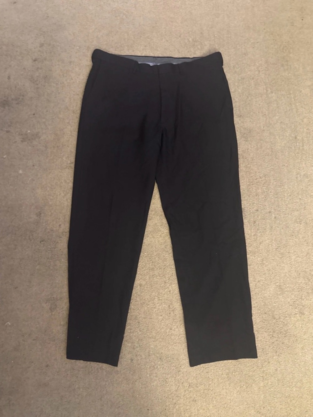 Haggar Premium Comfort Mens Black Dress Pants